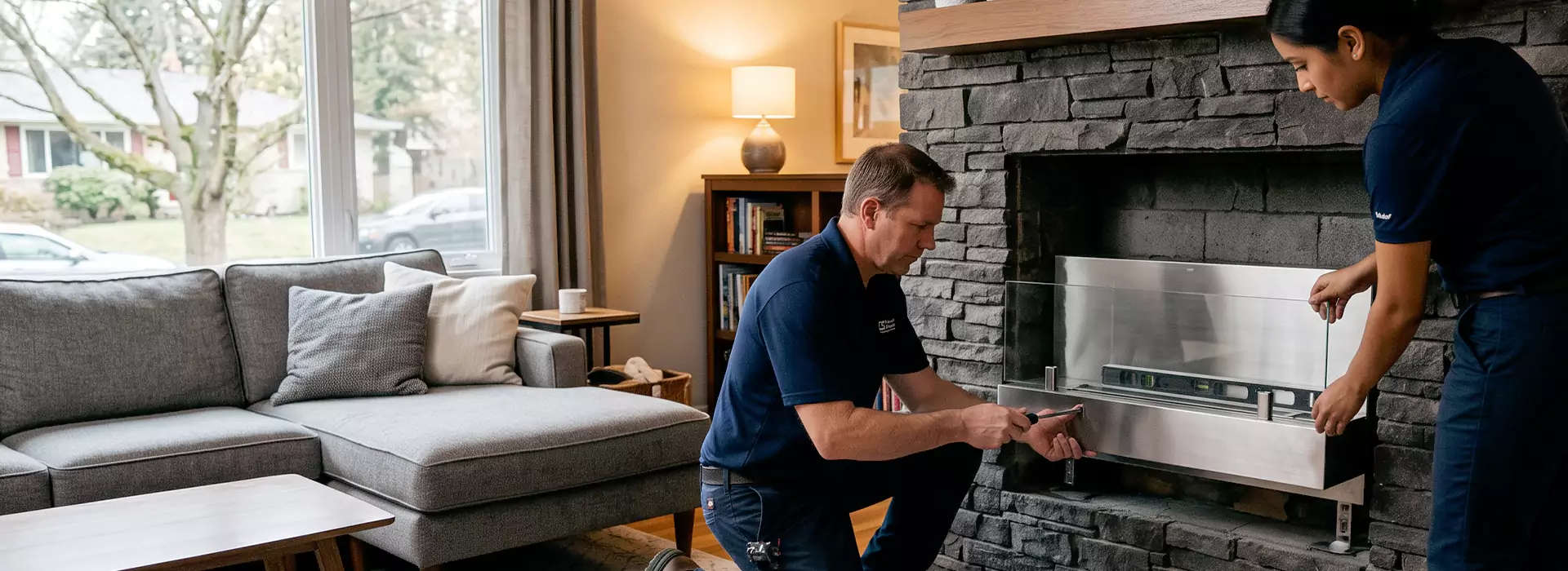 Ethanol Fireplace Installation in Torrance, CA