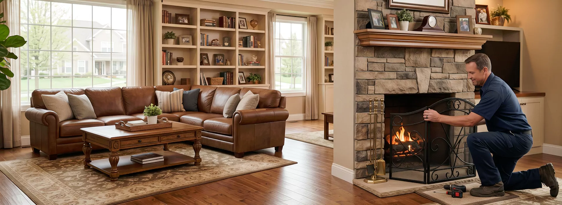 Fireplace Screen Installation Torrance, CA