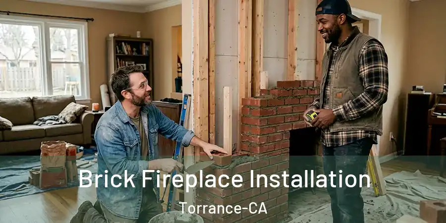  Brick Fireplace Installation Torrance-CA