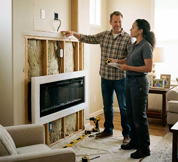 Why Torrance, CA Homeowners Choose Our Electric Fireplace Installation Team?
