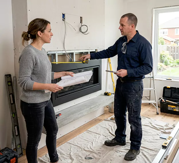 Why Torrance Homeowners Choose Our Floating Fireplace Installation Team?