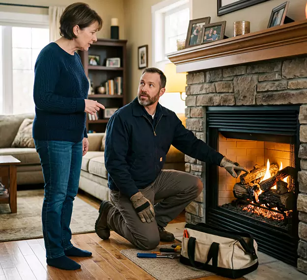 Why Torrance Homeowners Choose Our Gas Fireplace Logs Team?
