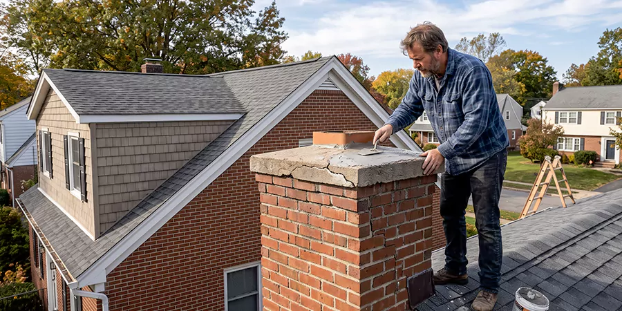 Brick Chimney Crown Repair Torrance