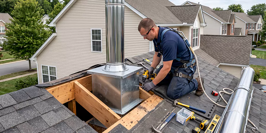Chimney Support Box Installation Torrance
