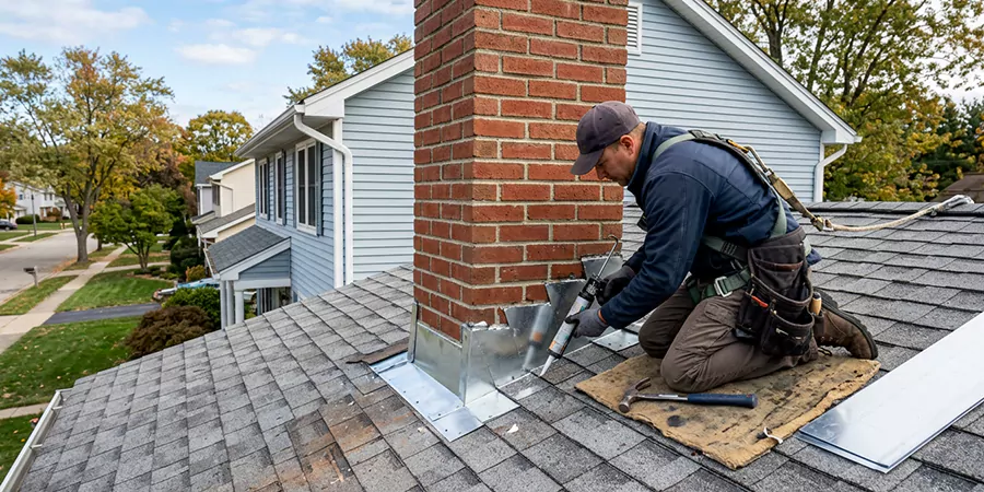 Roof and Chimney Flashing Leak Repair Torrance