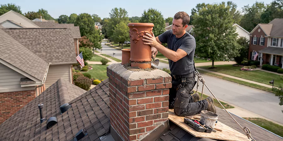 Decorative and Custom Chimney Pot Installation Torrance