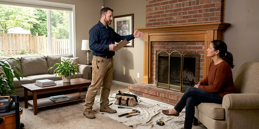 Fireplace and Chimney Removal Service Torrance