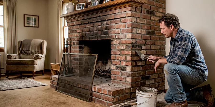 Old Fireplace Safety Repair Torrance
