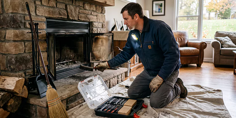 Wood Fireplace Repair in Torrance
